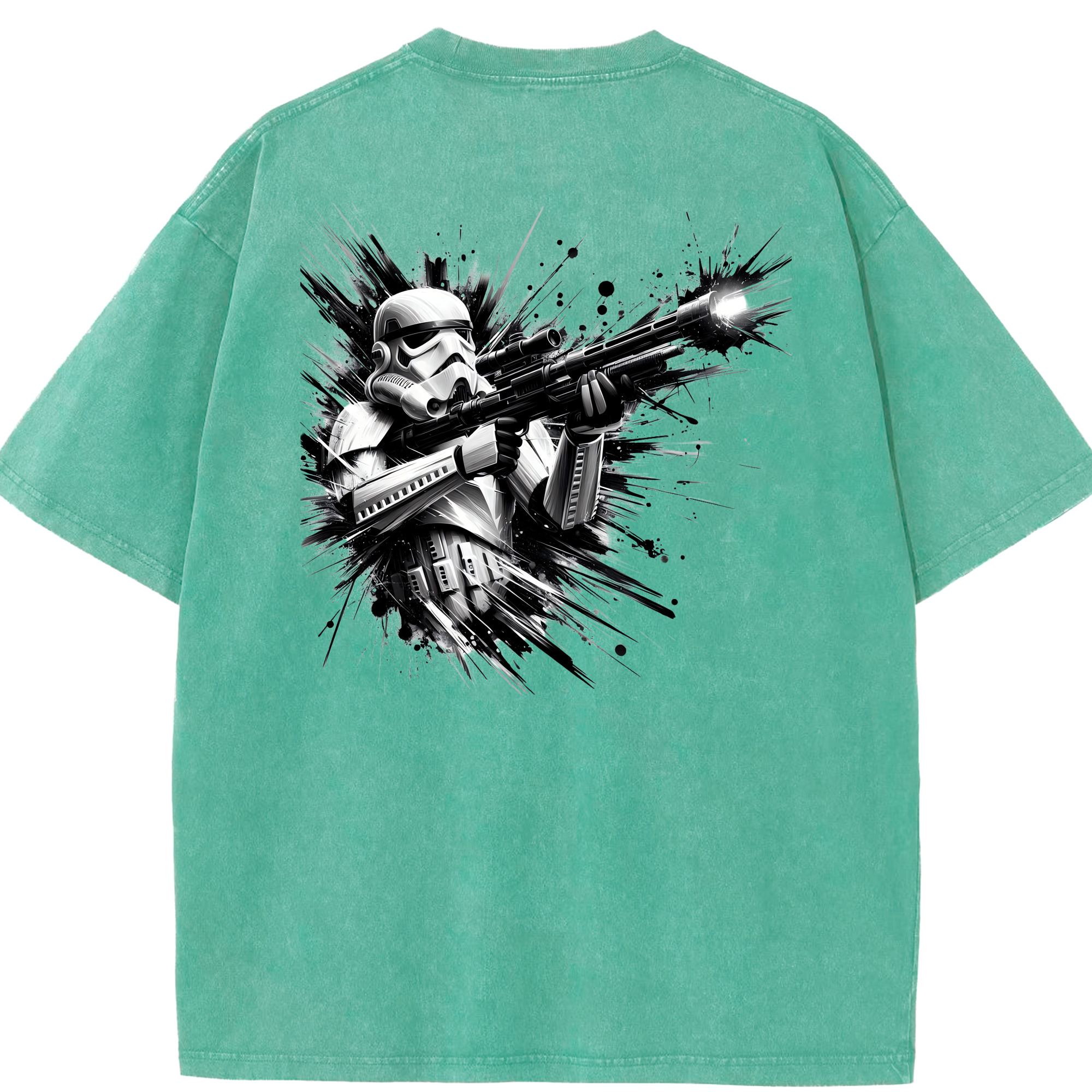 （画像用） スター・ウォーズ Star Wars 綿100% ヴィンテージ風 半袖Tシャツ（背面プリント）